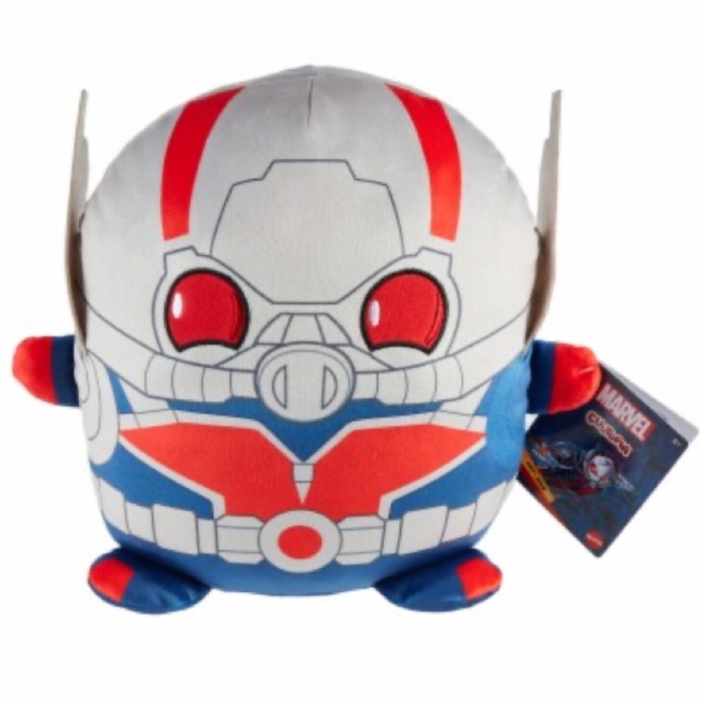Marvel Ant-Man Cuutopia Cuddle Plush in Blue and Red NWT 10 inches